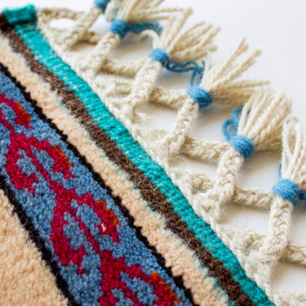 Anatolian Rug with Geometric Motifs - Image 4