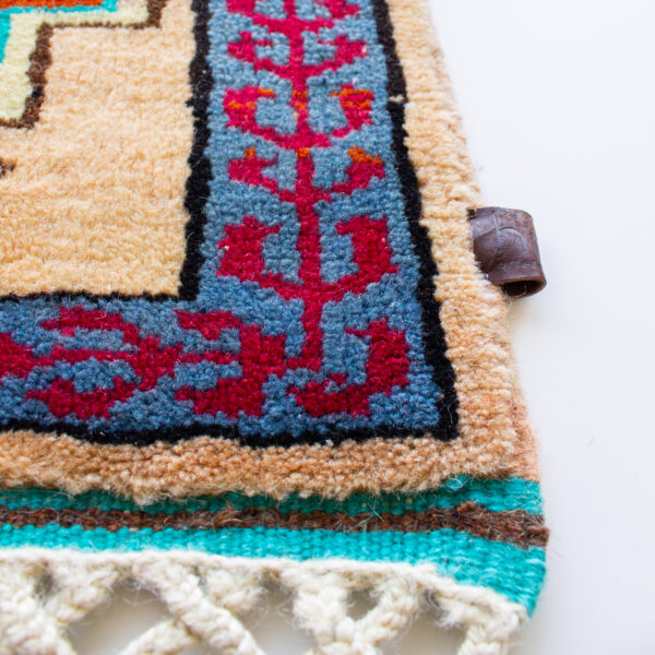 Anatolian Rug with Geometric Motifs - Image 5