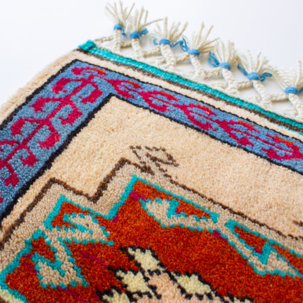 Anatolian Rug with Geometric Motifs - Image 6